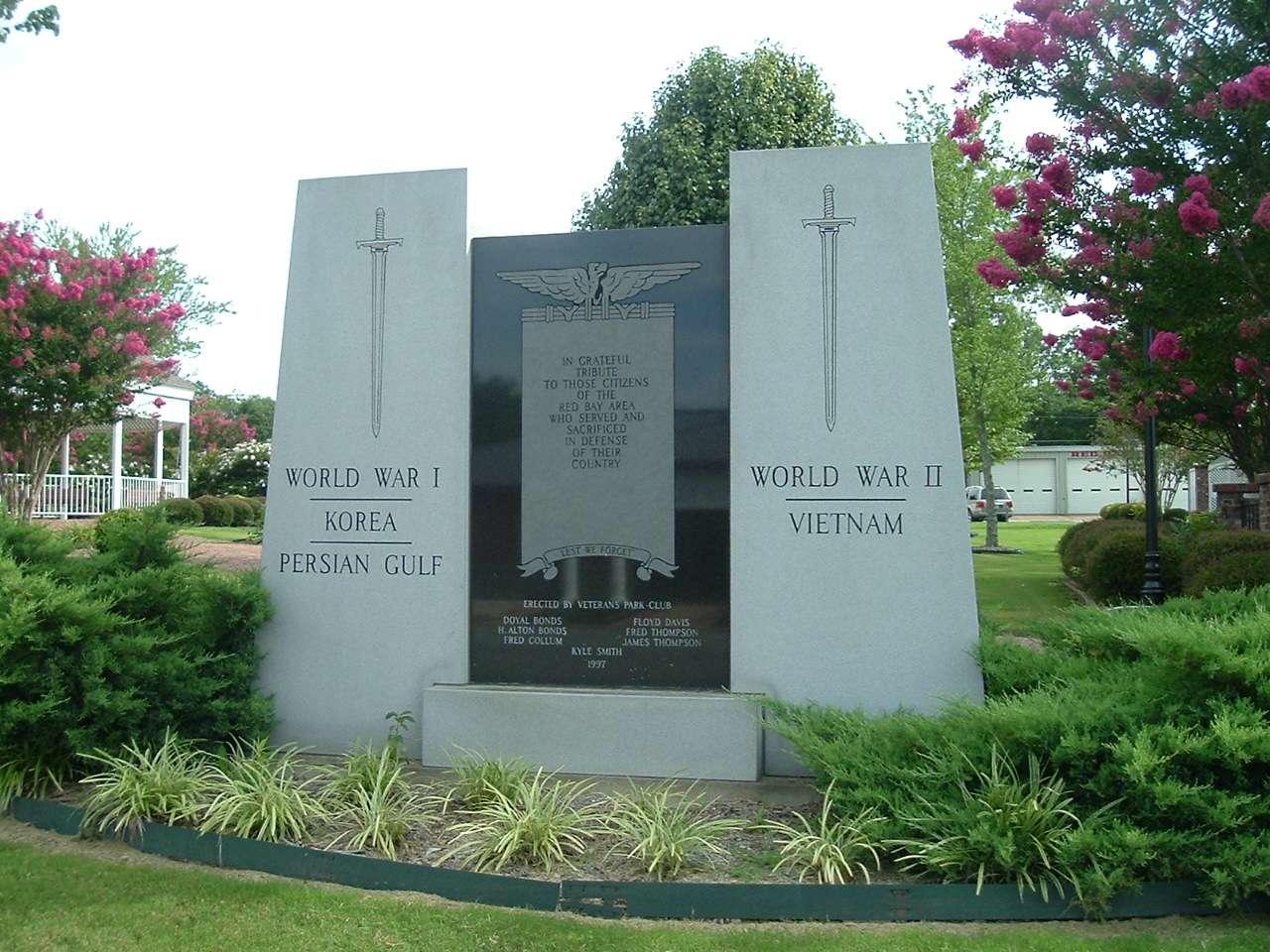 Red Bay veterans memorial